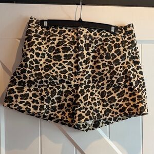 Leopard Print Women's Shorts